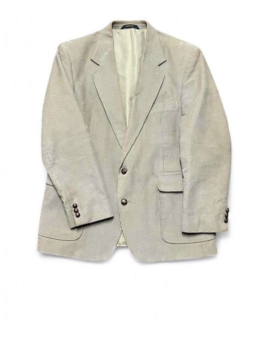 Haggar Light Beige Corduroy Sport Coat Blazer